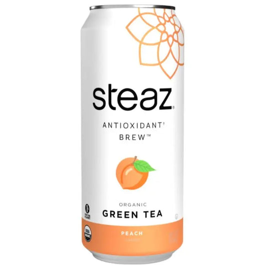 Steaz Organic Green Tea Peach (16 oz)