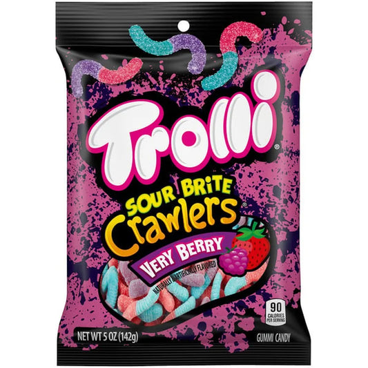 TROLLI SOUR BRITE CRAWLERS BERRY (5 oz)